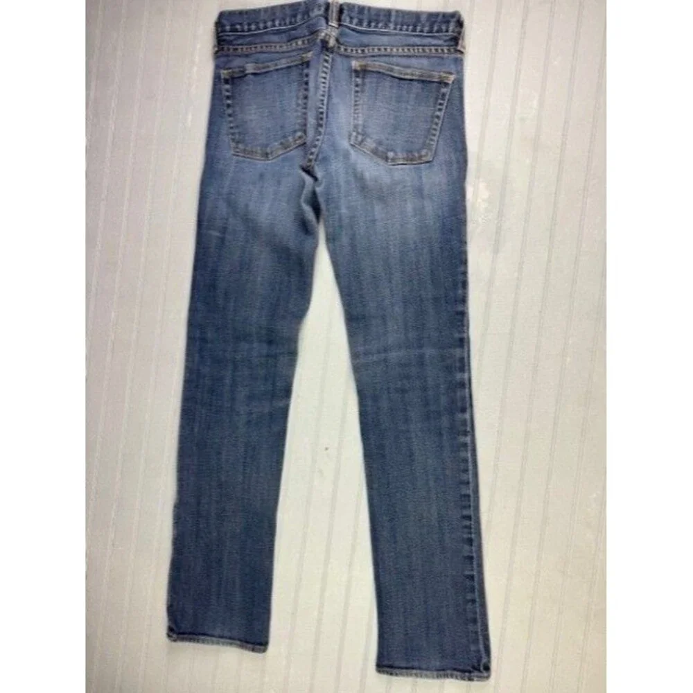 J Crew Size 27 Womens Jeans Matchstick Low Rise Skinny Stretch Med Wash